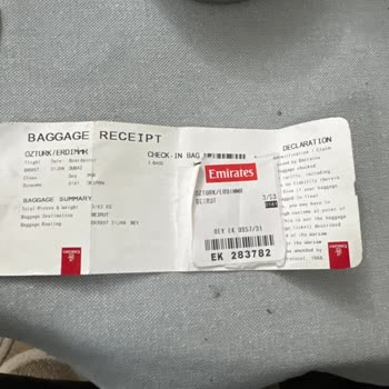 Bagajım Beyrut'ta Kaldı, Emirates Sorumluluğu Üstlenmedi