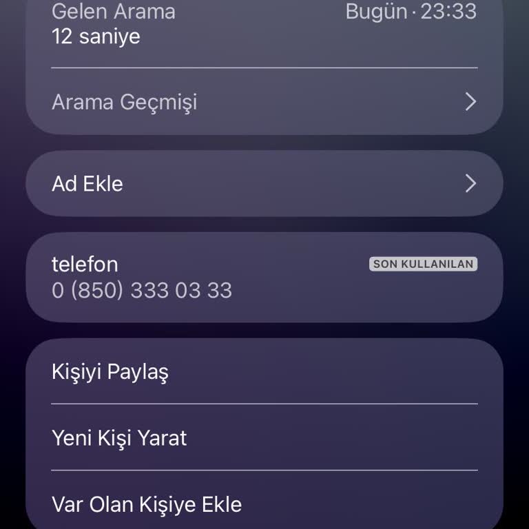 Gece Yarısı Arama Rahatsızlığı Ve Numaramın Silinmesi İsteği