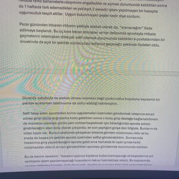 Bot Tarafından Şikayet Oluşturulamaması Ve Hesabın Haksız Kapatılması