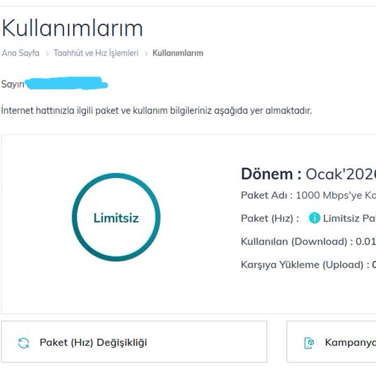 1000 Mbps Taahhüt Hızının Sürekli 500 Mbps’e Düşmesi Ve Çözüm Beklentisi