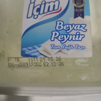 Tarihine Uymayan Ekşi Beyaz Peynir