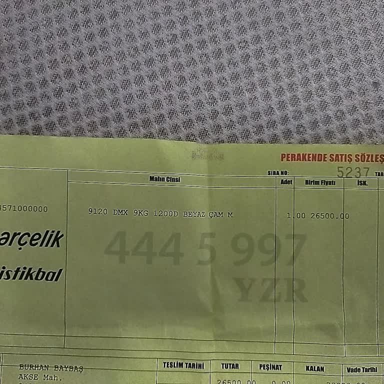 Teslim Edilmemiş Çamaşır Makinesi Ve Yanıltıcı Müşteri Hizmetleri