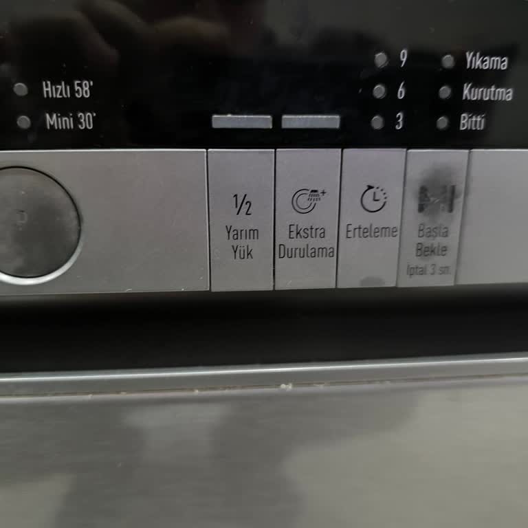 Arçelik Bulaşık Makinesinin Tuş Boyaları 1.5 Yılda Soldu, Üretim Hatası Mı?