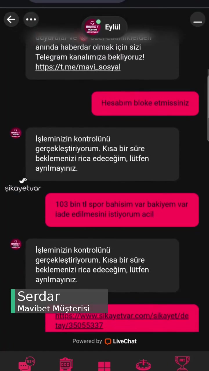 Mavibet 103 Bin Tl Parama El Koydu! videonun kapak resmi