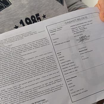 Kırık Çay Makinesi Ve Faturasız Satın Alma İçin Tam İade Talebi