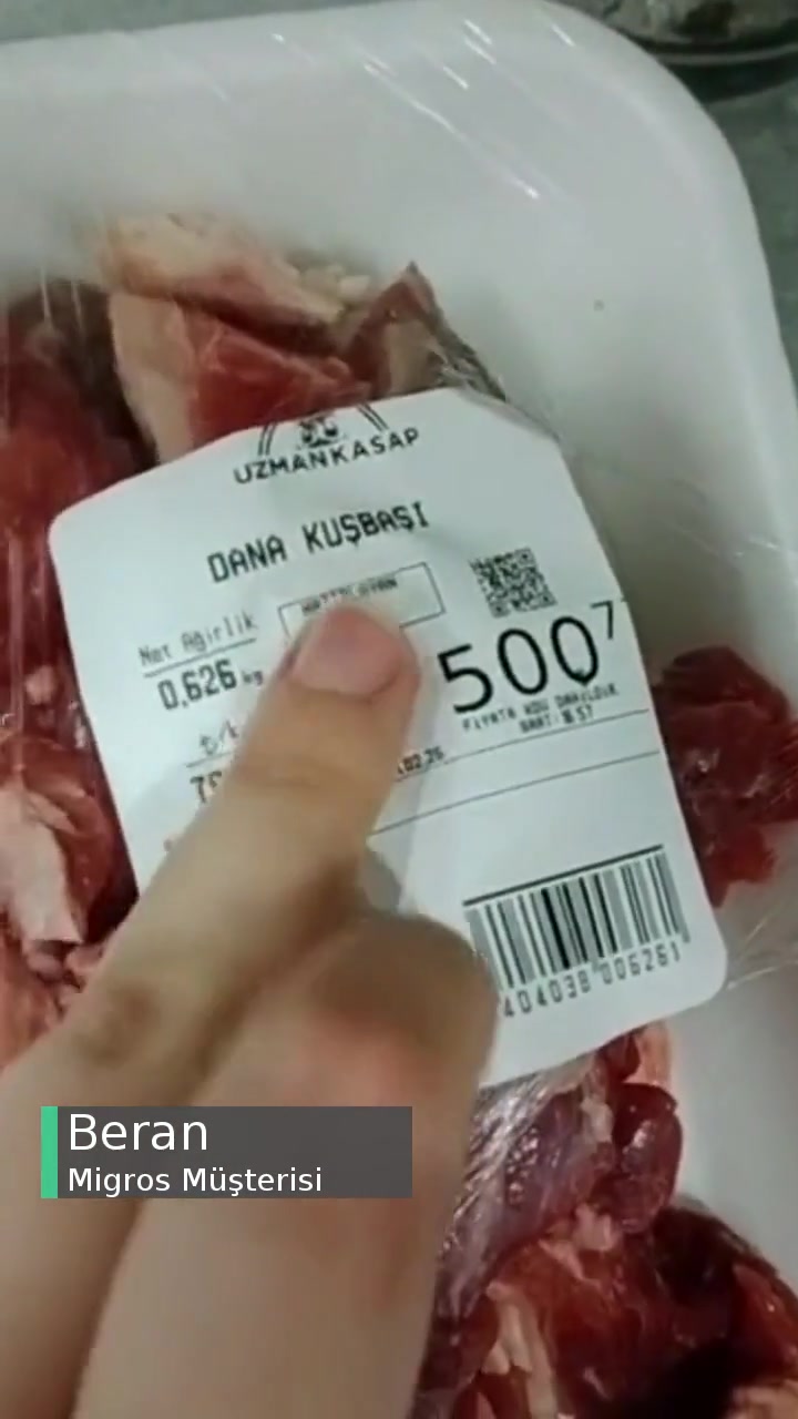 Migros Hemen Siparişinde Kuşbaşı Yerine Rastgele Et Gönderilmesi videonun kapak resmi