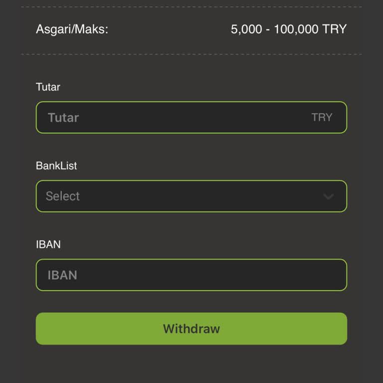 Açık Bahis Görünmesi Nedeniyle Para Çekemiyorum