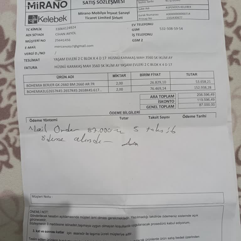 Teslim Edilmemiş Ürün Ve Geri Ödeme Gecikmesi