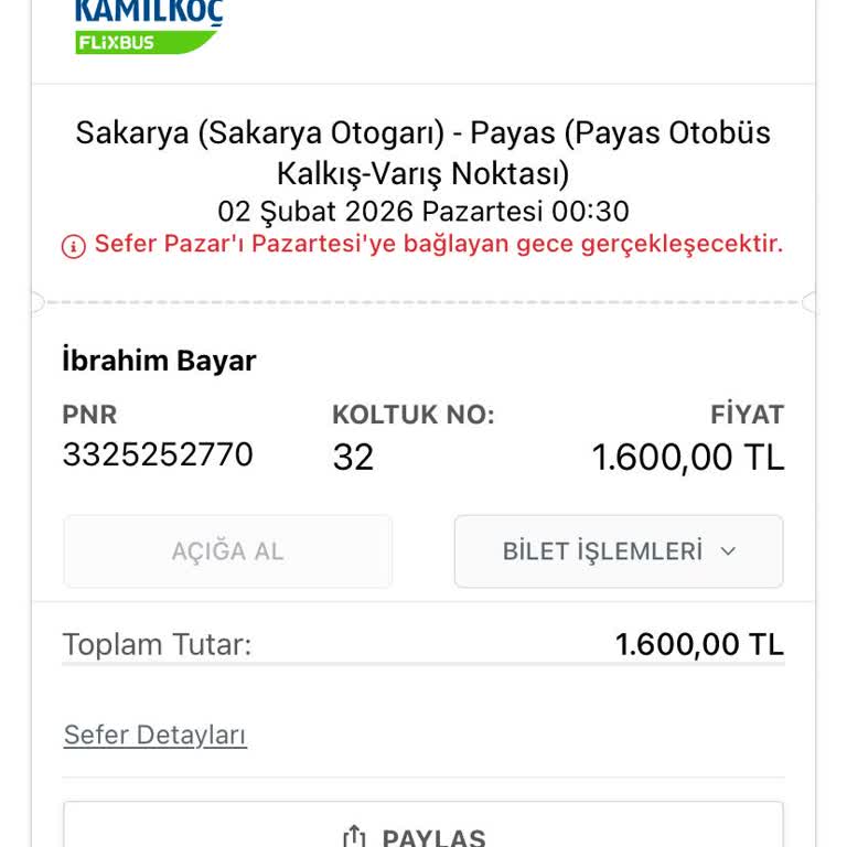 Kamil Koç’ta İptal Süresi İçinde Müşteri Hizmetine Ulaşılamadı