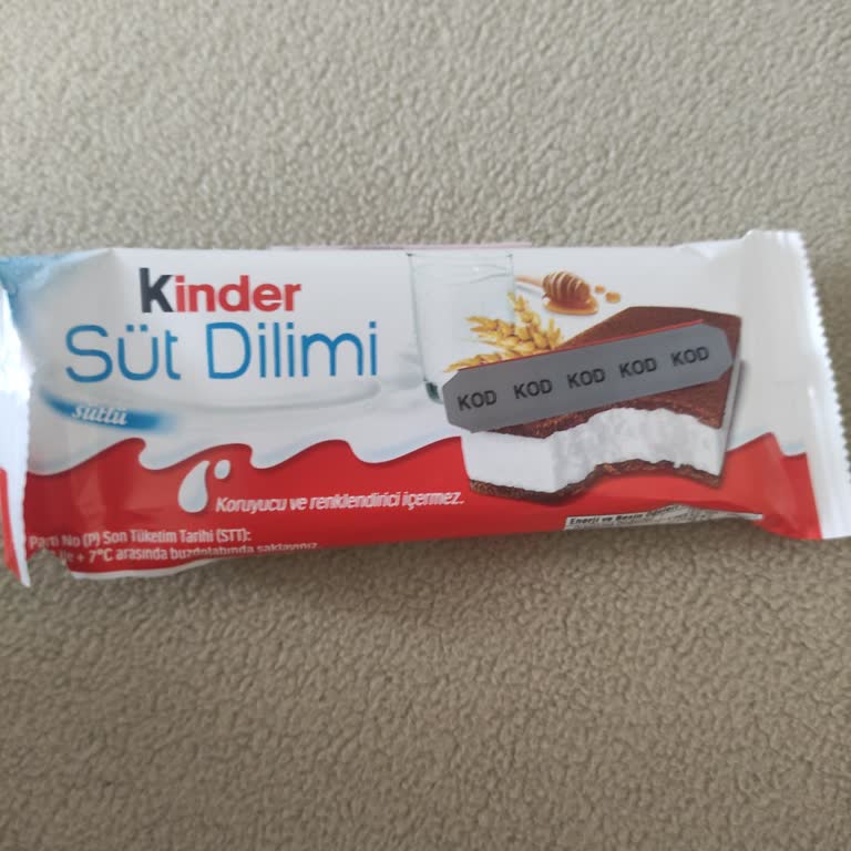 Kinder Süt Paketi İçindeki Kodun Amacı Ve Kullanımı Hakkında Açıklama Talebi