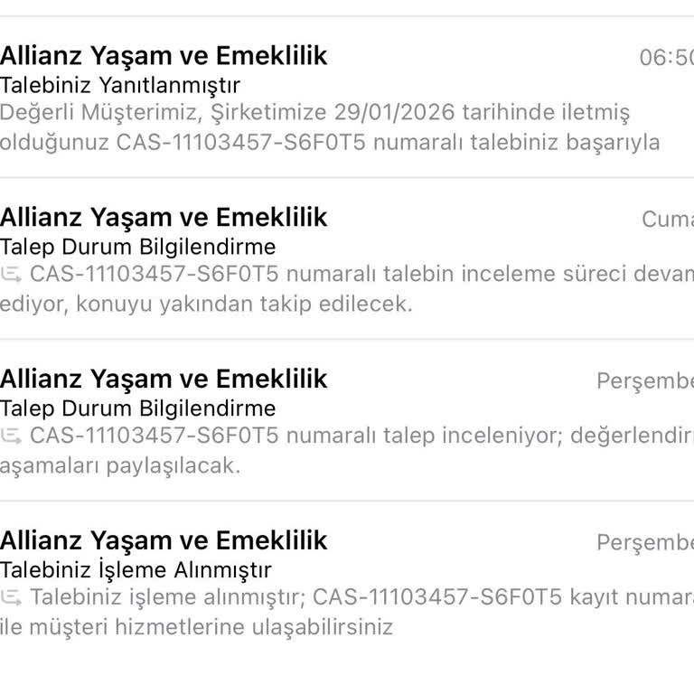 Allianz Sigorta İşsizlik Sigortalı Kredide Yardım Ve İade Sorunu