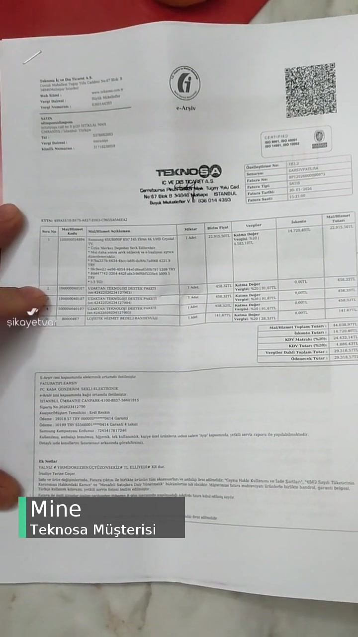 Teknosa Mağdur Ediyor! videonun kapak resmi