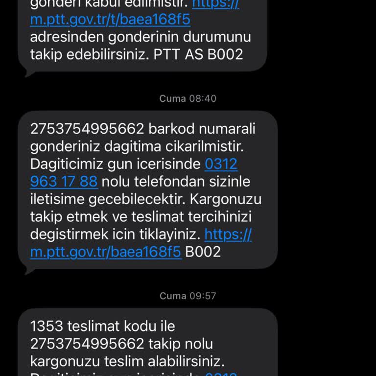 Teslim Edildi Görünen Kargo Elime Ulaşmadı, PTT Yanıt Vermiyor