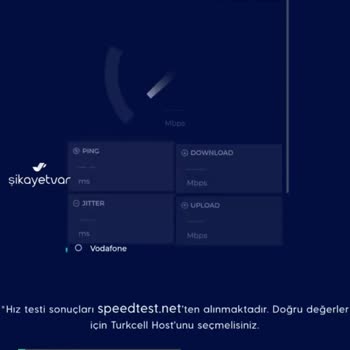 Vodafone Mobil İnternet Çekimi