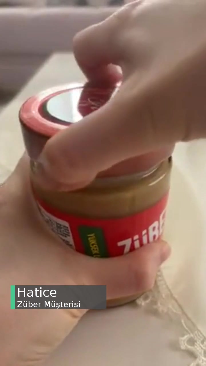 Züber Fıstık Ezmesi Kapak Açık Teslim Edildi! videonun kapak resmi