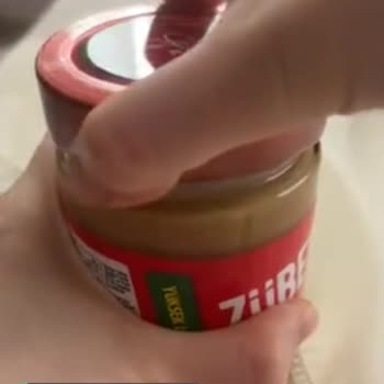 Züber Fıstık Ezmesi Kapak Açık Teslim Edildi!