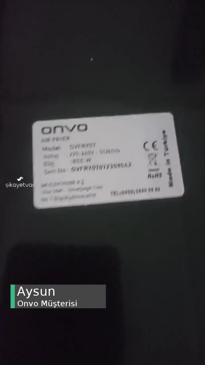 Onvo Airfryer Paslanması Sepetinin Yenilenmesi videonun kapak resmi