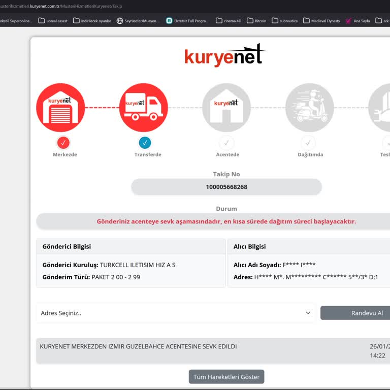Kuryenet Kargo Gecikmesi Ve Şikayet Sisteminde Hata