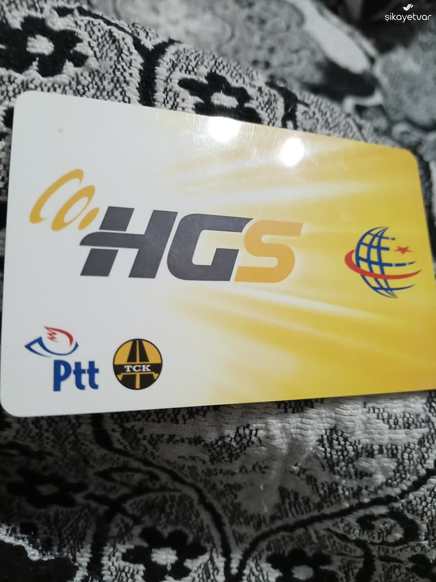 PTT Bank PTT HGS Kart Sorunu - Şikayetvar