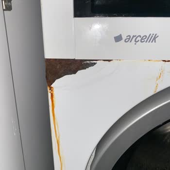 Arçelik 9123 YCM Model Çamaşır Makinesinde Paslanma Sorunu Ve Garanti Reddi