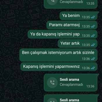 Ifastürk Kapanış İşlemi Yapılmadan Ödenen 49 Bin TL’nin Mahsup Edilmesi Ve İade Reddi