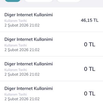 Sil Süpür Kampanyasındaki Ücretsiz 20 GB İnternet Tarifeden Düşülerek Aşım Ücreti Oluştu