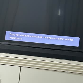 LG 55" 4K Akıllı TV’de Bellek Hatası Nedeniyle Sürekli Açılıp Kapanma