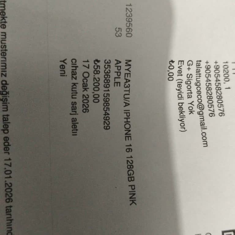 Sıfır İPhone 16 Açık Pil Arızası Ve Çözülmeyen Şikayet