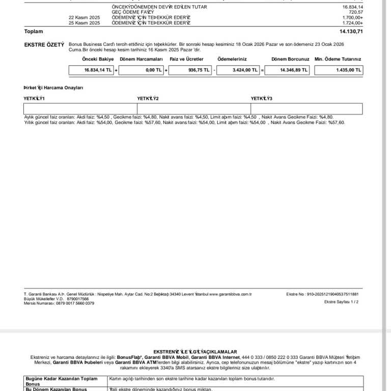 Kapalı Kredi Kartına Haksız Devreden Faiz İşletilmesi Şikayeti