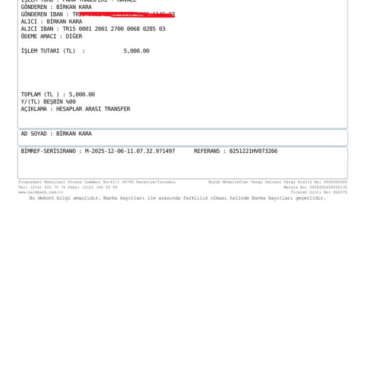 Halkbank Mobil Uygulamasında 5000 TL Ödeme Sonrası Hesap Blokajı Ve İade Sorunu