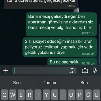 Teslim Edilmemiş Kargo Yanlış Teslim Edildi Ve Bilgilendirme Yok