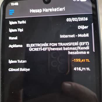 Yapı Kredi'den Sürekli Yüksek EFT Ücreti Şikayeti