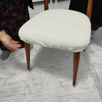 Şahanev Tekstil Kılıfların Lastikleri Gevşek, Sandalyeye Tam Oturmuyor