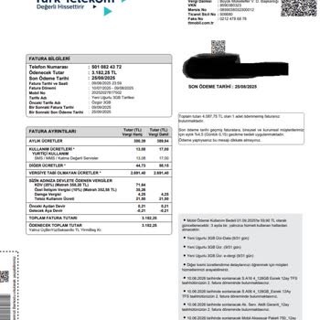 Ek Telefon Faturası Görünmediği İçin Yanlış İcra İşlemi Ve Acil Çözüm Talebi