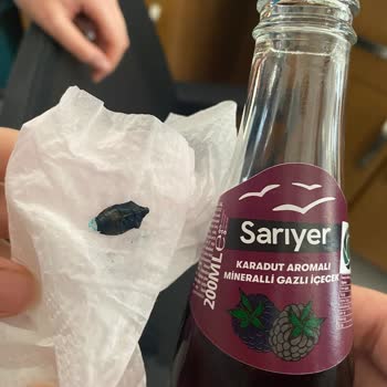 Kilis Devlet Hastanesi Kantininde Sarıyer Karadut Aromalı Gazlı İçecekten Böcek Çıktı