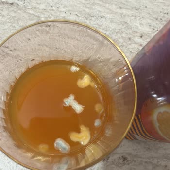 Meyve Suyunda Küfe Benzeri Parçacıklar Ve Sağlık Endişesi