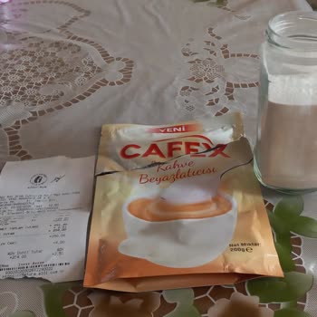 A101 Şubesinde Cafex Kahve Beyazlatıcı Paketi Gramaj Eksikliği