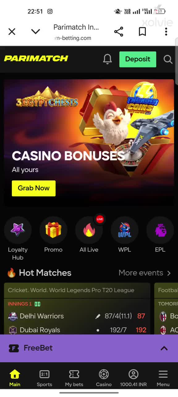 Parimatch Forces Bonus on ₹1,000 UPI Deposit video cover