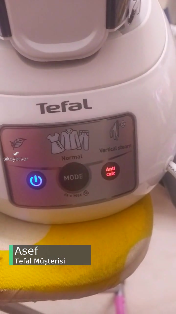 Tefal Uyarı Işığı Yanıp Sönüyor Buharda Su Akıtıyor! videonun kapak resmi