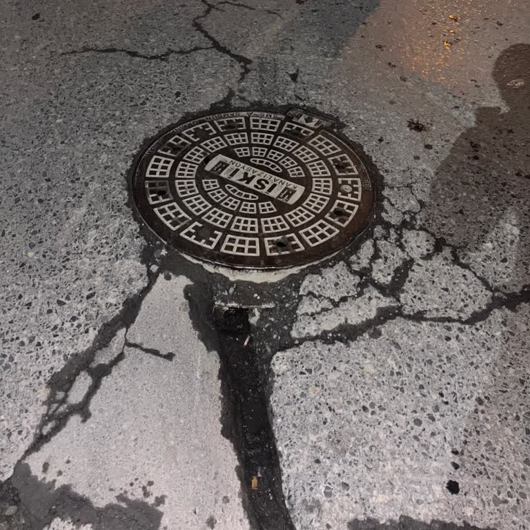 İSKİ’nin Rögar Kapak İhmali Yol Güvenliğini Tehlikeye Attı