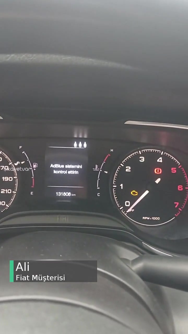Fiat AdBlue Sistemini Kontrol Edin Uyarısı Alıyorum! videonun kapak resmi
