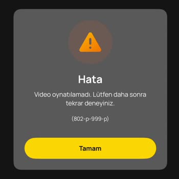 TV+ Uygulamasında İçerik İzlenemiyor Ve Hata Mesajı Görüntüleniyor