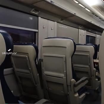 TCDD Denizli İzmir Treni Buz Gibi Buz