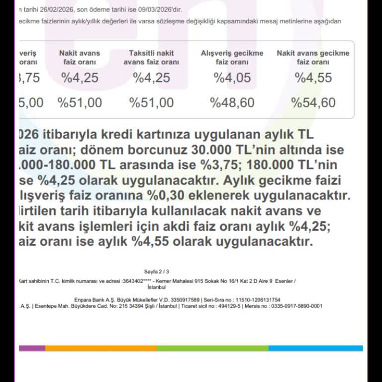 Enpara’nın Yüksek Faiz Ve Masraf Politikası Müşterileri Mağdur Ediyor