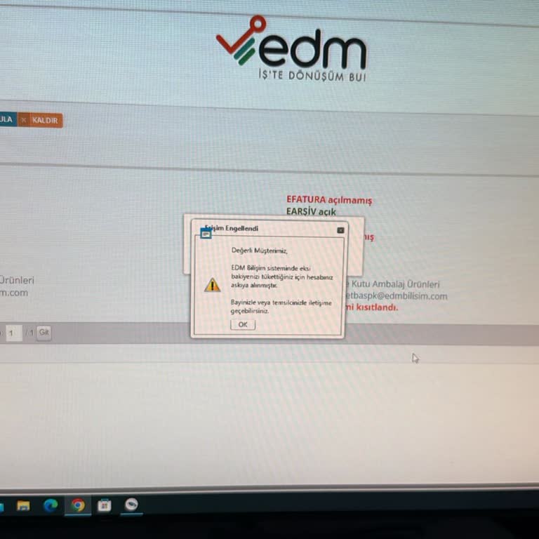 Negatif Kontör Nedeniyle Erişim Kesildi, Bayi Görüşmesi Zorunlu
