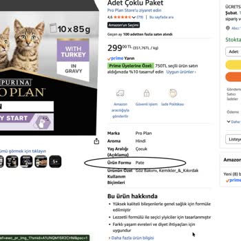 Ürün Açıklaması Yanlış, İade Reddi: Amazon’da Kedi Maması Sorunu