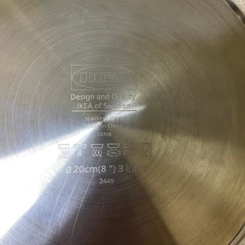 İlk Kullanımda IKEA Çelik Tencerede Paslanma Ve Atma