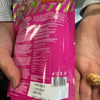 A101'de Satın Alınan Bonte Çikolata Kaplamalı Ürün Kaplamasız Çıktı