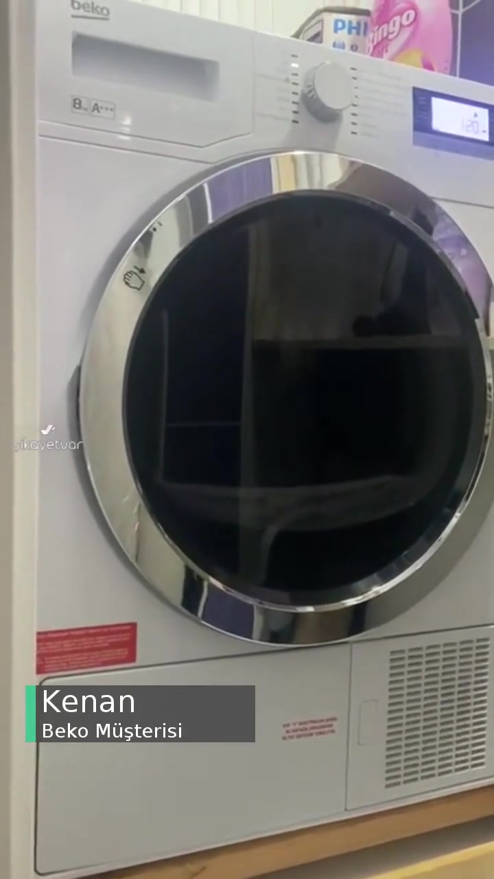 Beko D 86 HP Çamaşır Kurutma Makinesi Ses Arızası! videonun kapak resmi