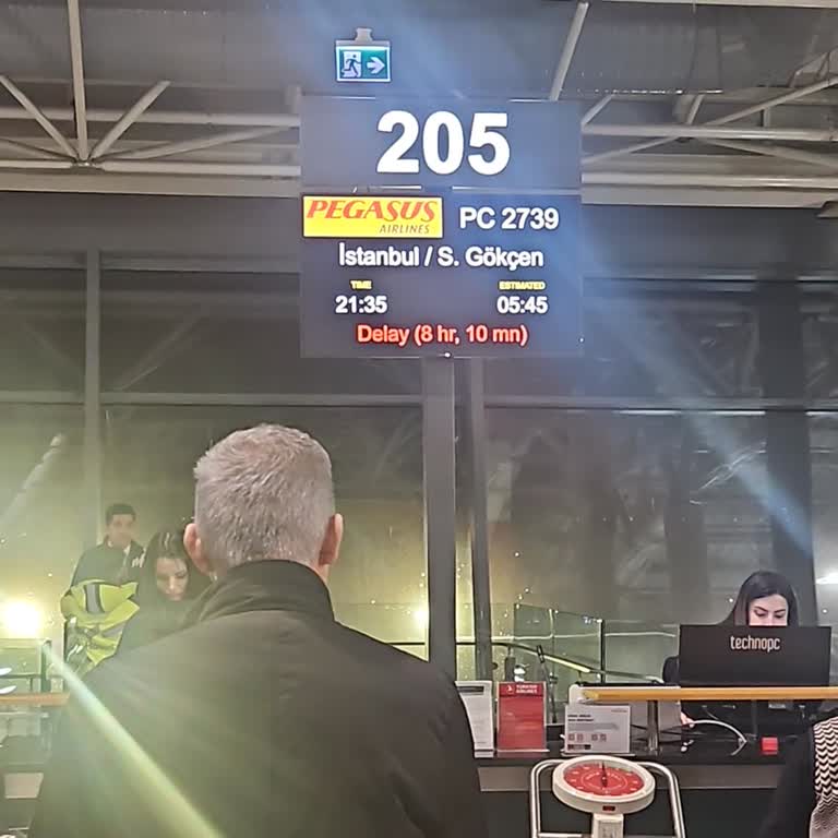 Pegasus Uçuşunda 8 Saatlik Gecikme Ve Tazminat Reddine Karşı Şikayet